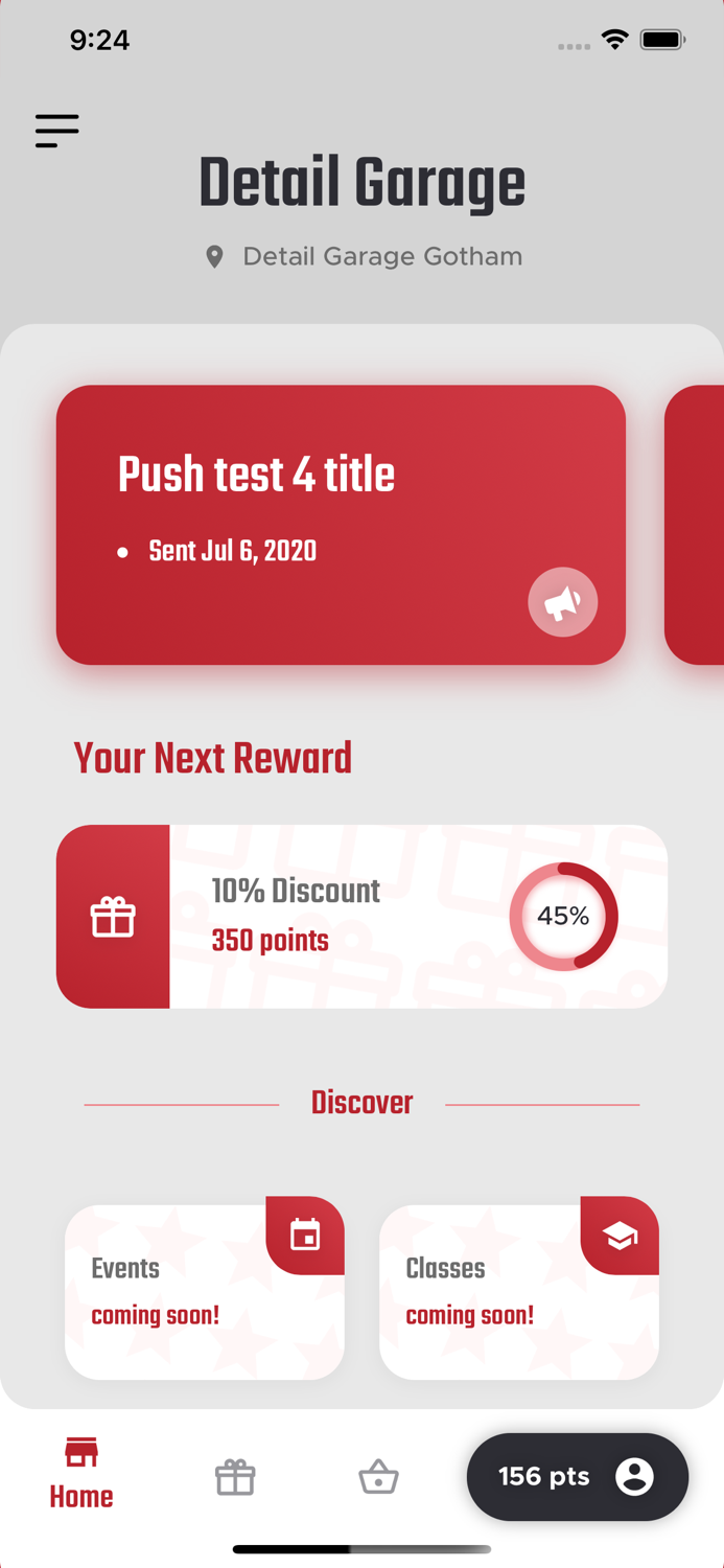 Detail Garage Loyalty