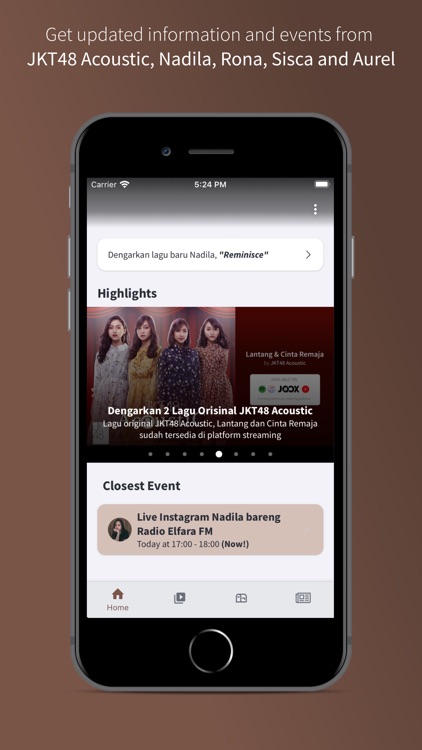 JKT48 Acoustic Fan App