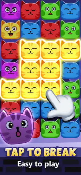 Game screenshot Block Cat Pop Time apk
