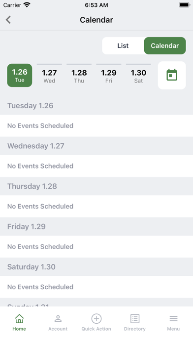 Dallas Gun Club Member App Screenshot