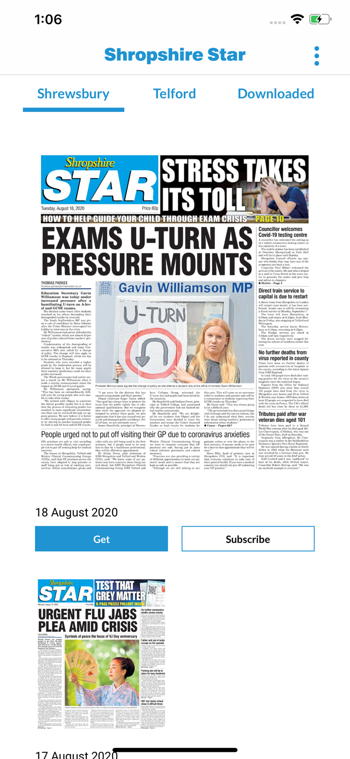 Shropshire Star Newspaper