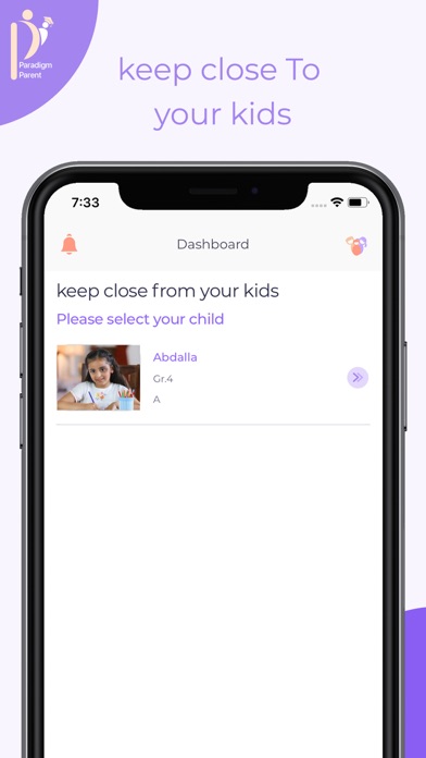Paradigm Parents App Screenshot