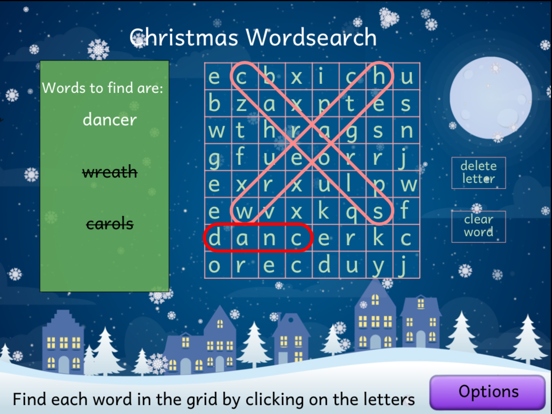 Christmas Wordsearch Lite screenshot 3