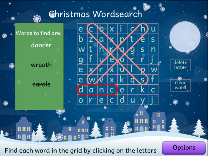 Christmas Wordsearch Lite