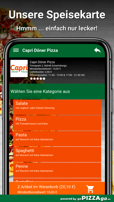 Capri Pizza Eckartsberga screenshot 4