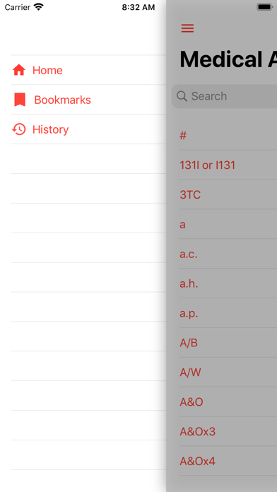 Medical Abbreviations Offline Screenshot