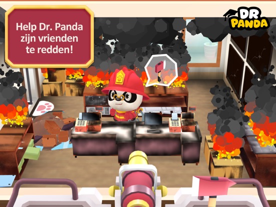 Dr. Panda Brandweer iPad app afbeelding 1