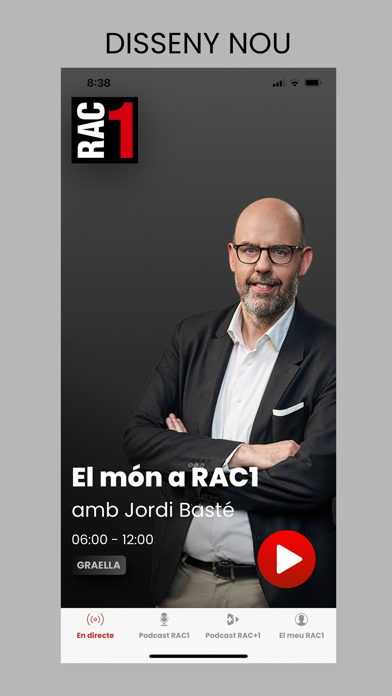 Screenshot #1 pour RAC1 Oficial