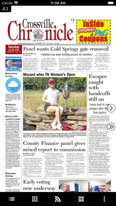 Crossville Chronicle Screenshot