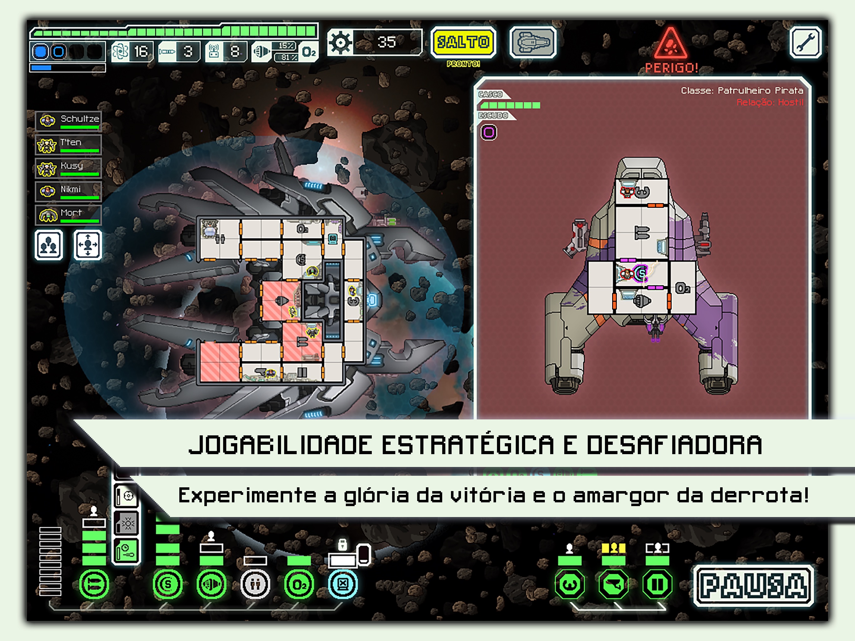 Screenshot do app FTL: Faster Than Light