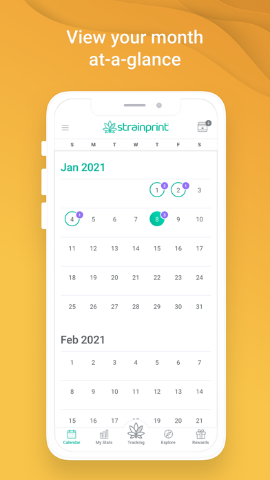 Strainprint Cannabis Journal Screenshot