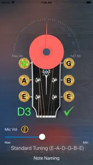 guitar note recognizer iphone screenshot 2
