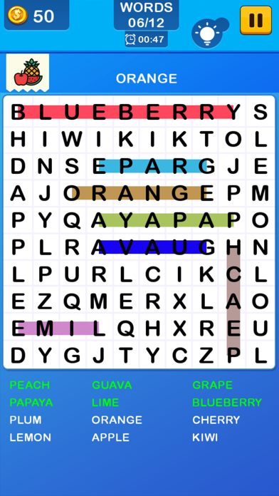 Word Search - Find Wordsのおすすめ画像3