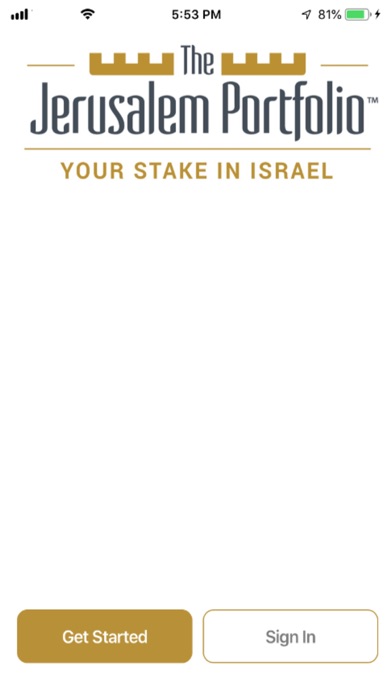 The Jerusalem Portfolio Screenshot