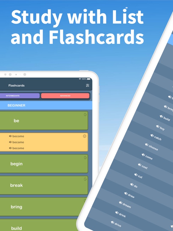 Irregular Verbs: Learn Englishのおすすめ画像3