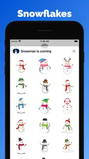 How to cancel & delete snowman winter stickers emoji 2