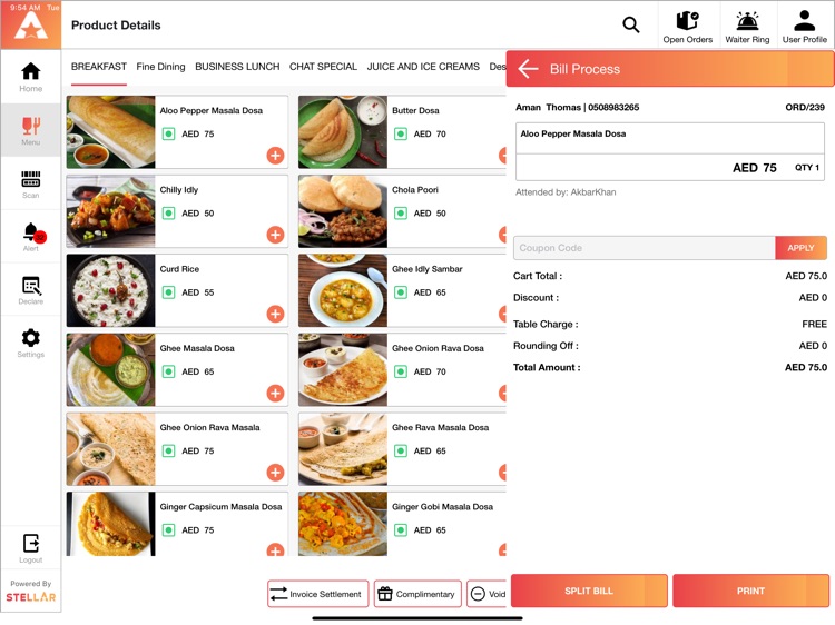 Stellar Waiter App screenshot-4