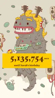 birthday countdown ‎ iphone screenshot 4