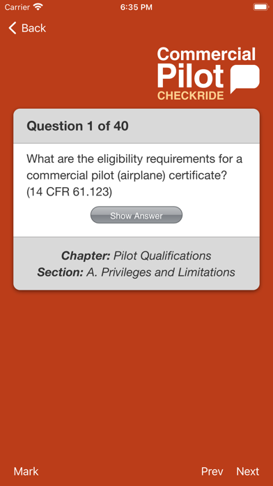 How to cancel & delete Commercial Pilot Checkride from iphone & ipad 3