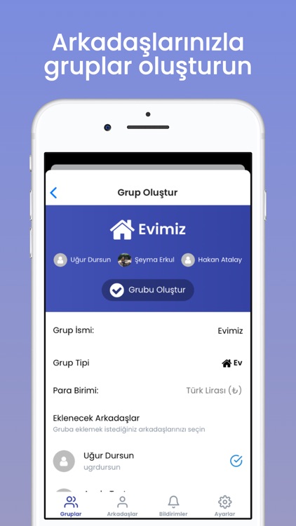 Ortak Hesap - Grup Harcamaları