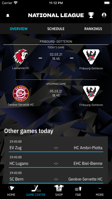 Fribourg-Gottéron Screenshot
