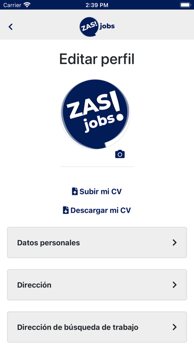 ZAS! Jobs Screenshot