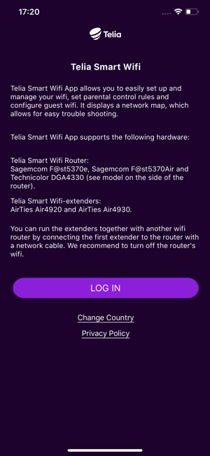Telia Smart Wifi on the App Store