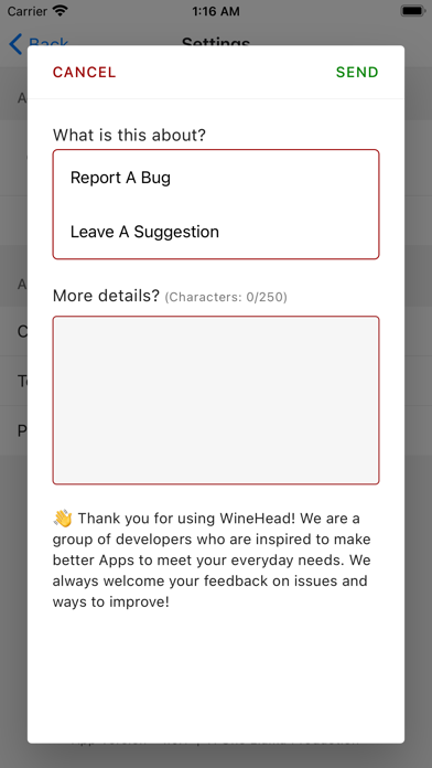 WineHead Screenshot