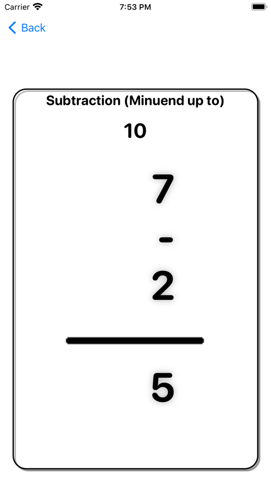 #2. Math Practice Flash Cards (iOS) 由: Easy Simple Smart