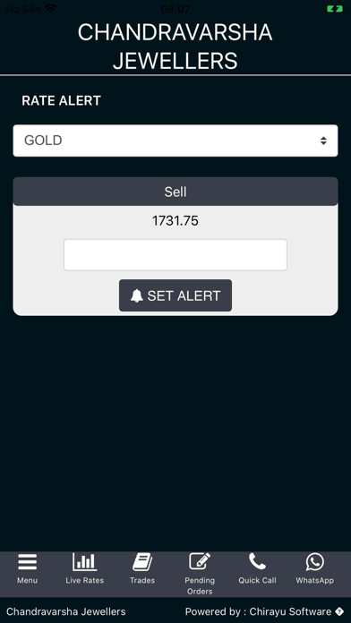 Chandra Varsha Jewellers Screenshot