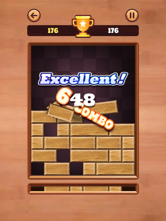 Screenshot #6 pour Wood Drop: Slide Block Puzzle