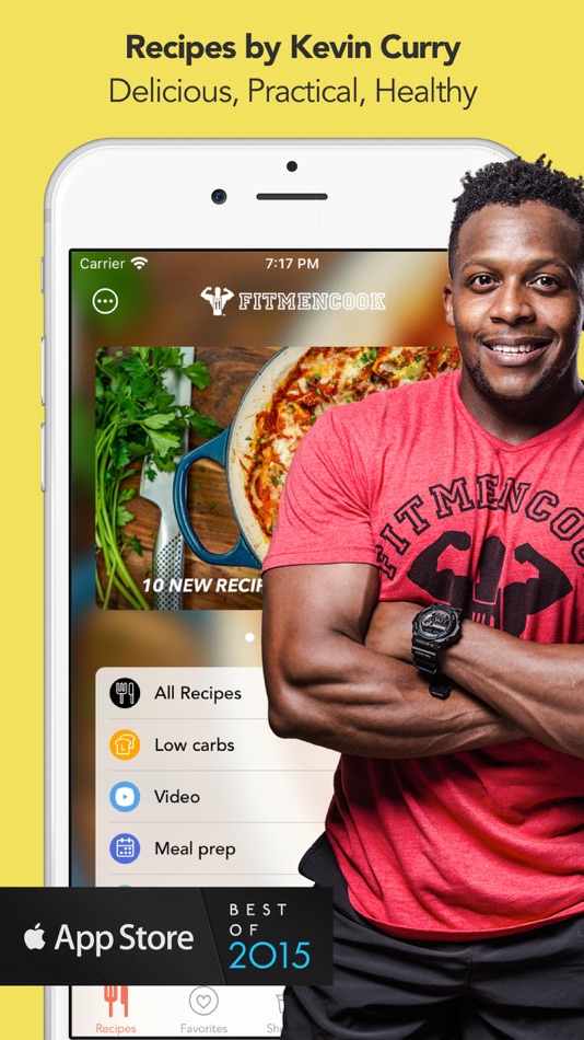 #1. FitMenCook - Healthy Recipes (iOS) โดย: Nibble Apps Ltd