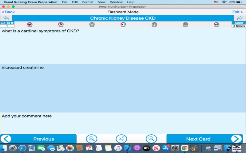 renal nursing exam preparation iphone screenshot 4