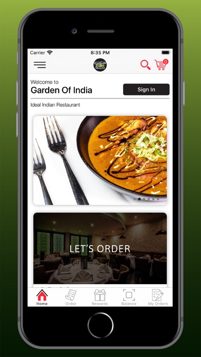 The Garden Of India Screenshot