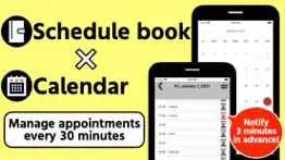 time schedule calendar iphone screenshot 1
