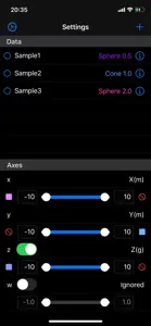 3D Data Plot screenshot #3 for iPhone