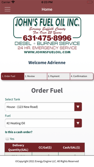John's Fuel Oil Screenshot