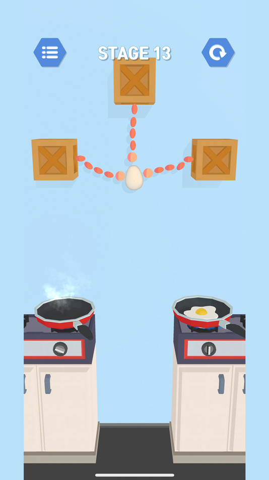 #2. Egg drop 3D (iOS) 由: MondayOFF