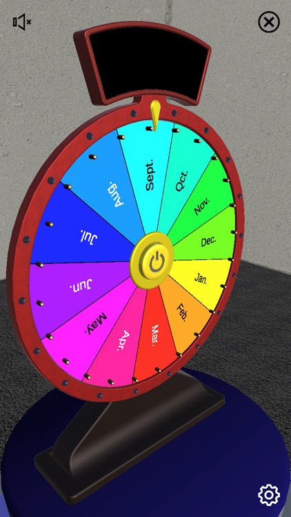 Spin the wheel 3D