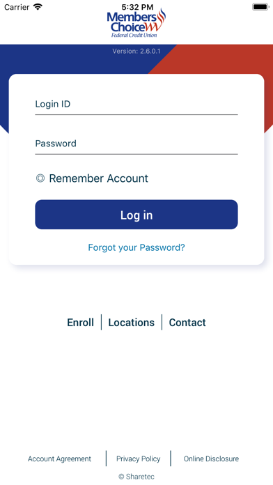MCWV FCU Screenshot