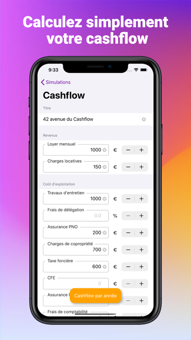 Screenshot #1 pour Immo Cashflow