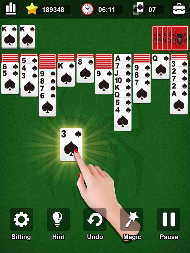 Classic Spider Solitaire． on the App Store