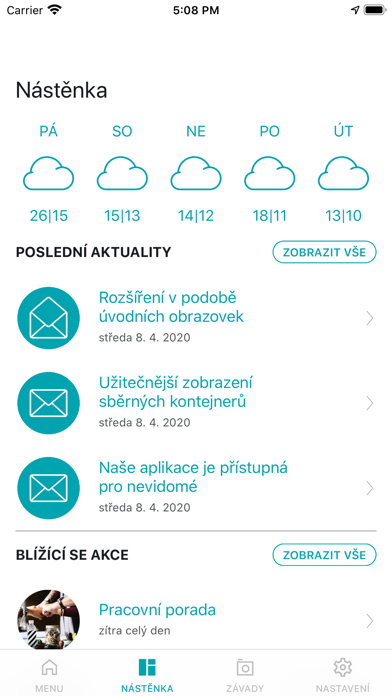 Město pod palcem Screenshot