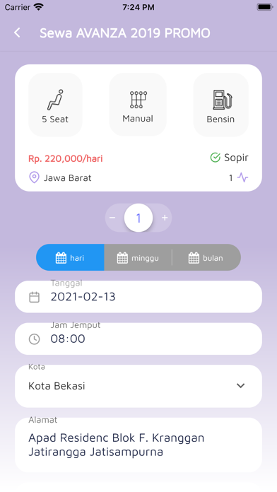 RenTTara - Rental Nusantara Screenshot