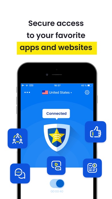 Star VPN: Unlimited WiFi Proxyのおすすめ画像1