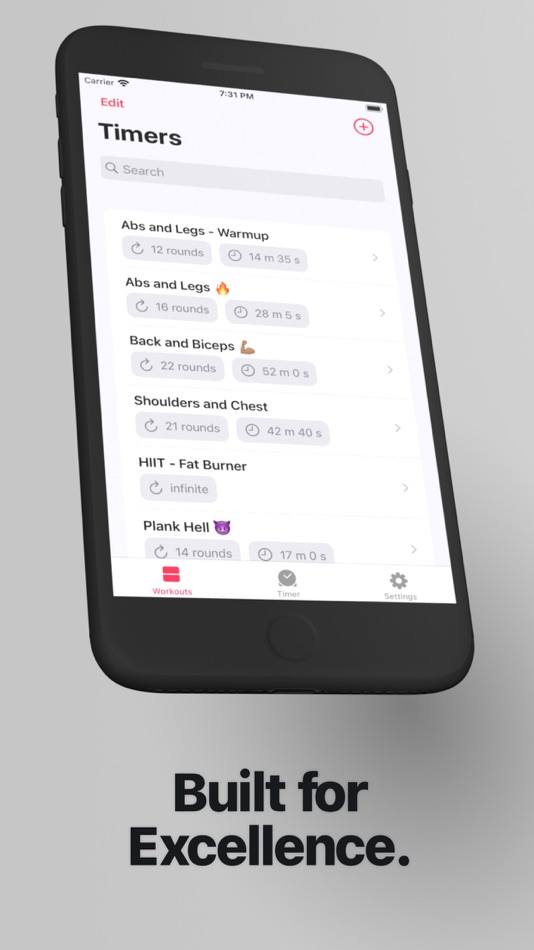 #1. Lapz: Interval Timer (iOS) 由: Maximilian Trauboth