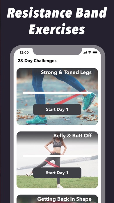 Resistance Band Workout Plans Screenshot