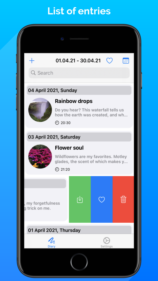 #1. Mo Diary - Diary (iOS) Podle: Sergey Krivorotko