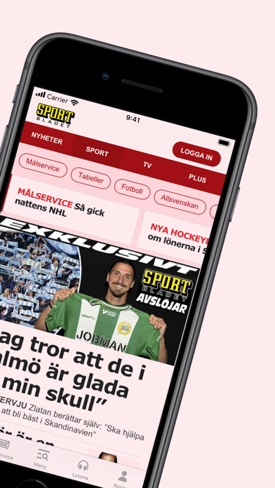 Sportbladet Screenshot