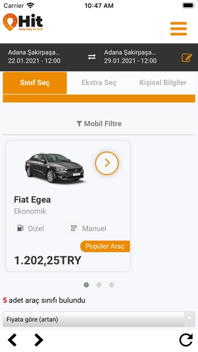 Hit Rent A Car Screenshot